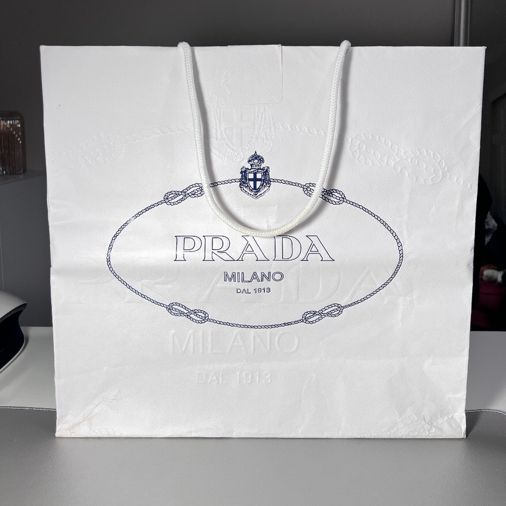 [All for$6-20 ]Prada paper gift shopping bag